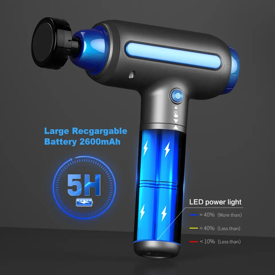 Massage gun heat/cold