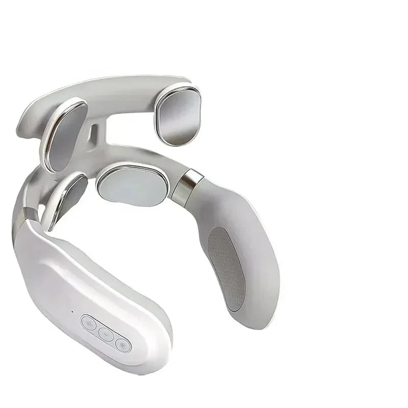 Electric Neck massager, Rechareable With heating and pressing pulse instrument