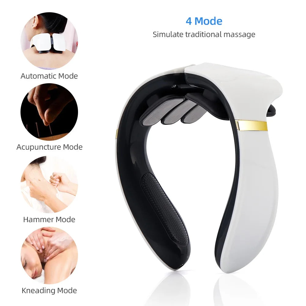 6-Zone Neck Massager Neck Relaxation 15 Levels