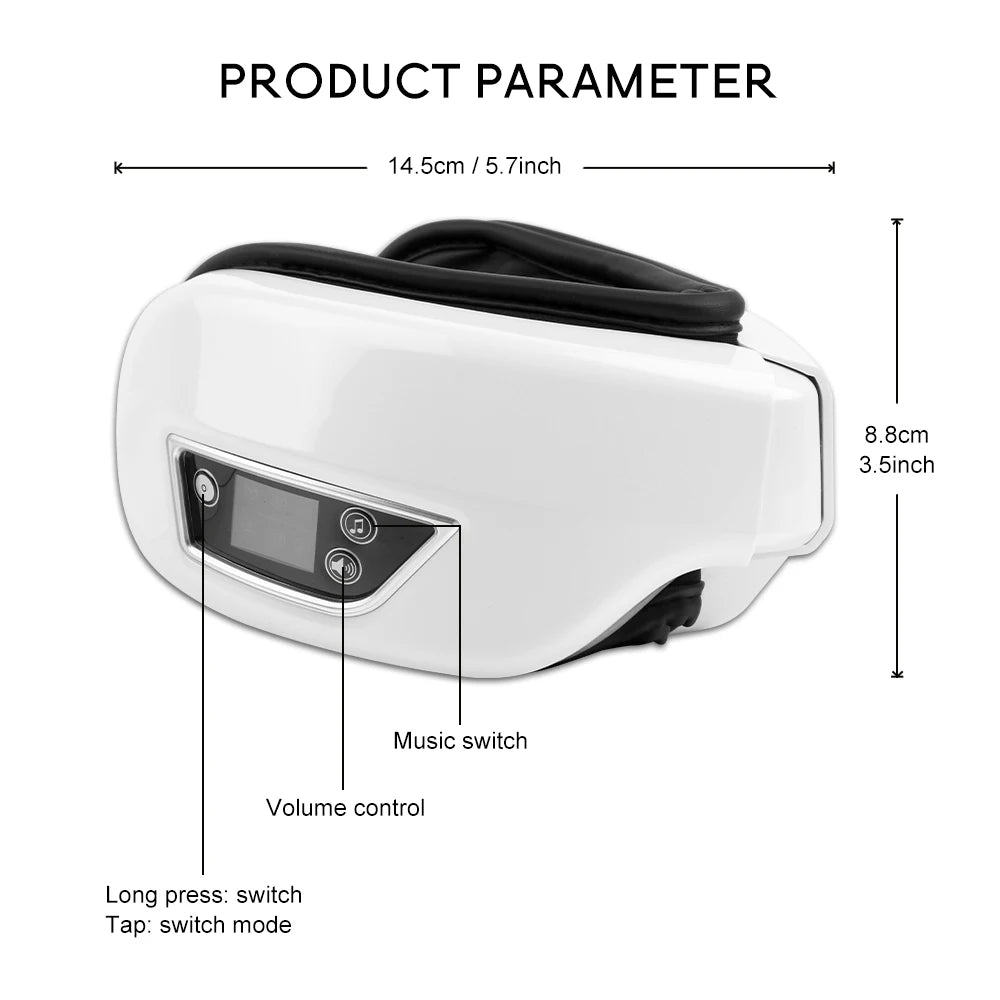 Eye Massager 6d Compress Bluetooth